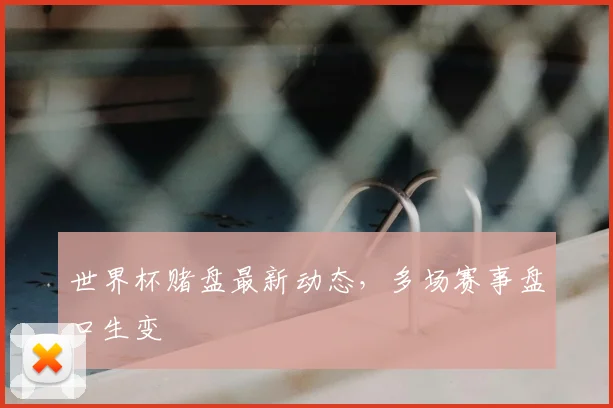 世界杯赌盘最新动态,多场赛事盘口生变